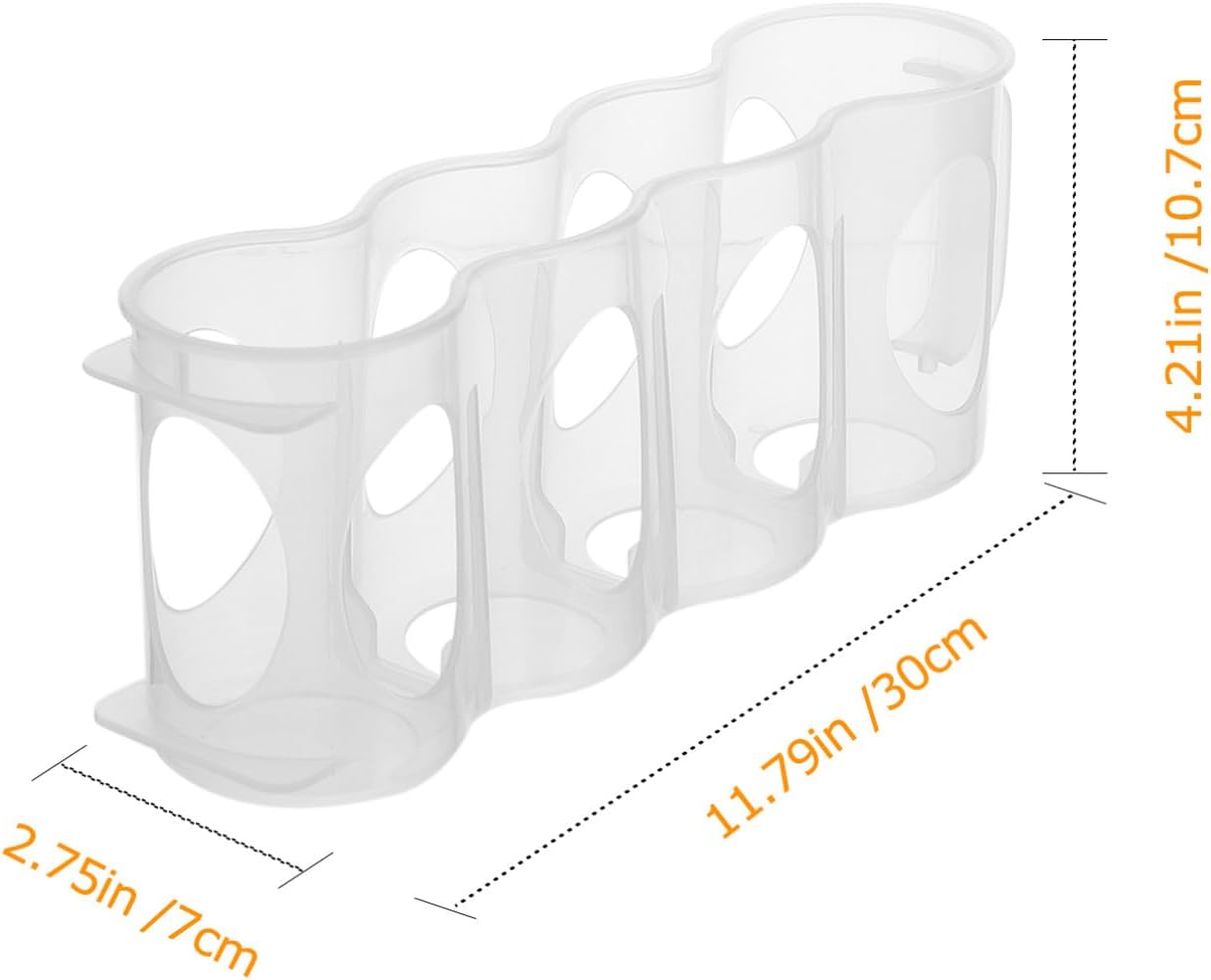 MERRYHAPY 2pcs Stackable Beer Storage Container for Refrigerator Kitchen Organizer for Cans and Bottles for Home Beverage Storage and Easy Access
