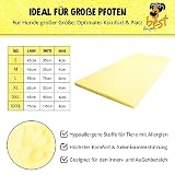 4myBaby GmbH Best for Pets Orthopädisches Hundebett | Hundebett Waschbar | Viskoelastisches | Orthopädisches Hundekissen | Memory Foam Matratze | Hundematte Orthopädisch | Faltbares (S)