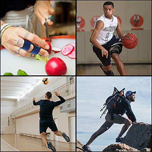 Luter 4 Pcs Finger Splints Finger Straightener Finger Support Finger Stabilizer Brace For Broken, Strained, Sprained, Swollen Fingers, Arthritis Or Tendinitis #TOP5