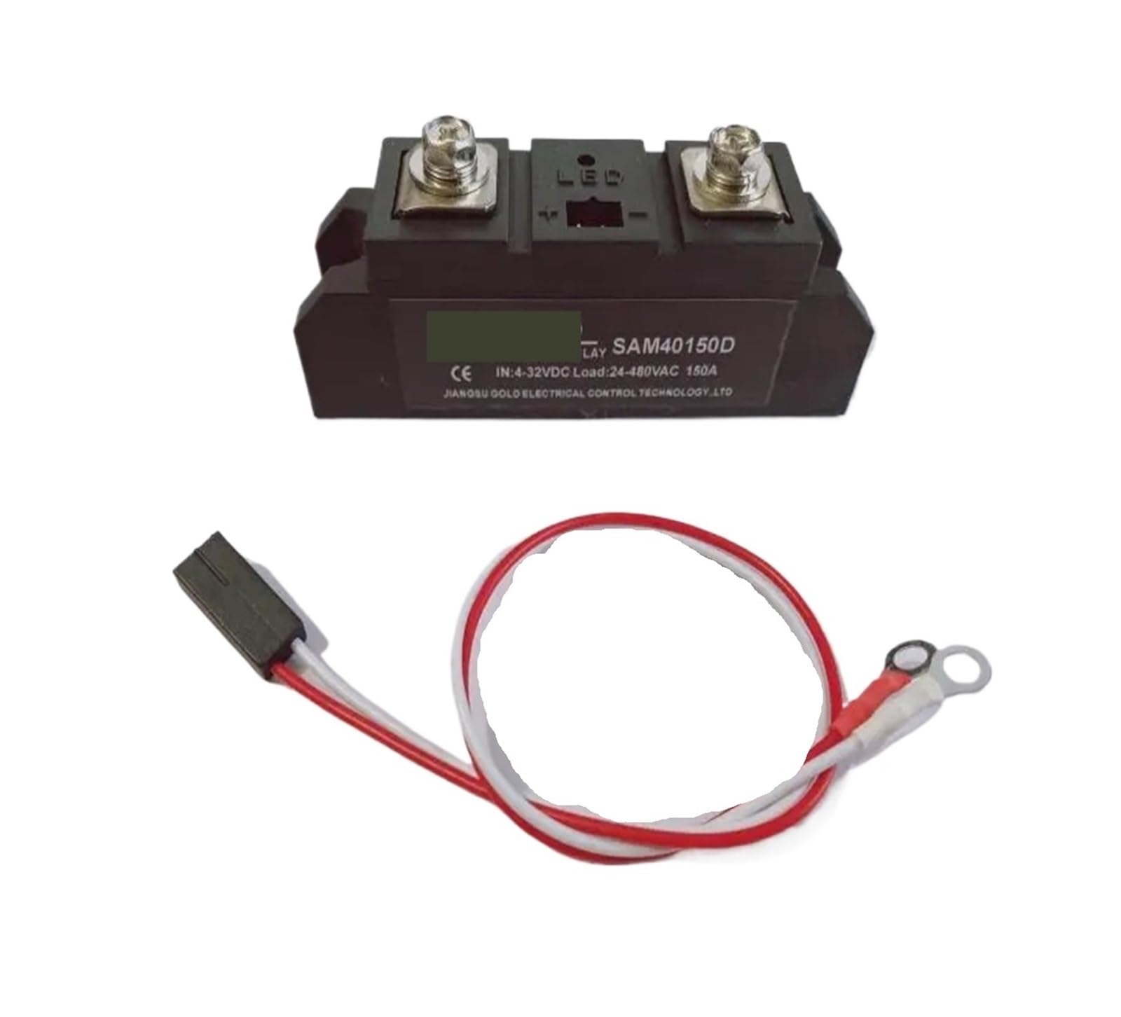 Smglrueat One Color 1Pc Sam40150d 4-32Vdc To 24-480Vac Industrial Modular Large Current Solid State Relay