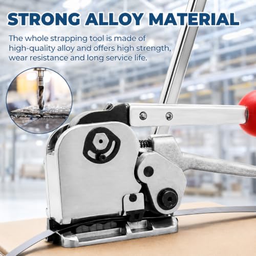Tensor manual de acero sin sello y cortador con construcción de metal resistente estructural 8