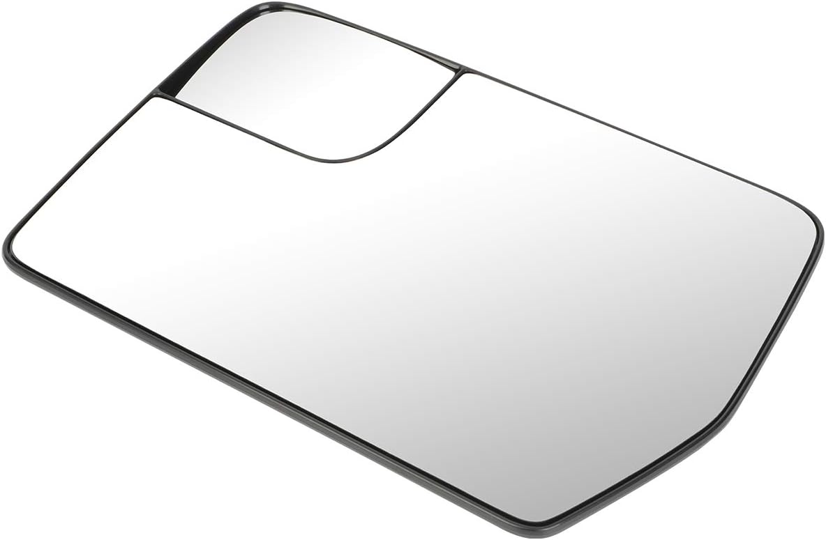 Auto Dynasty BL3Z17K707E OE Style Driver/Left Side Mirror Glass Lens w/Heated+Spotter Glass Compatible with Ford F150 11-14