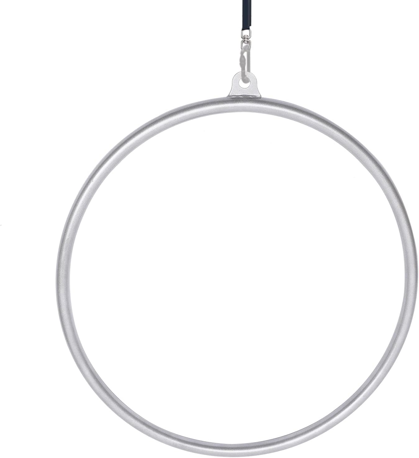 3ft Aerial Yoga Equipment, Diameter 90cm Aerial Ring Hoop Maximum Load 350 kg Aerial Yoga Set Single Point Aerial Hoop Set for Dancing, Home Gym