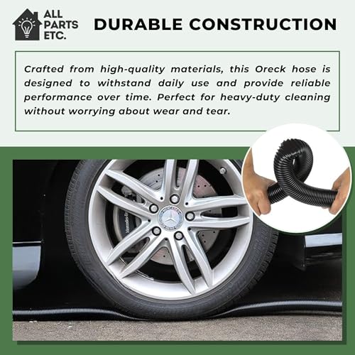 ALL PARTS ETC. Hose Replacement for Oreck XL Canister Vacuum Attachments, Fits Shurlok or Friction Oreck Buster B Canister Models BB850 BB870 BB880 BB900 BB180 and more (Swivel, 10') by ALL PARTS ETC. - Image 4