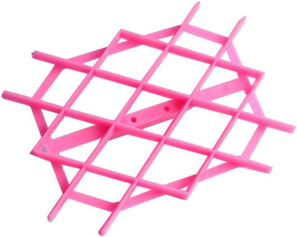 Cake Embossing Mold Plastic Fondant Mould Rhombus Shape Cookie Cake Embosser Cutter.