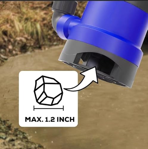 Medas EL-DRAIN 750 1Hp 3434 Gph Sump Pump Submersible Clean/Dirty Water Pump Portable Utility Pump With 16.4Ft Cord For Swimming Pool Garden Basement Tub Pond Draining thumb #4