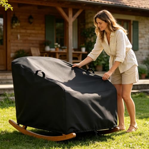 Funda para exterior de casa de playa con ajuste cortavientos 3