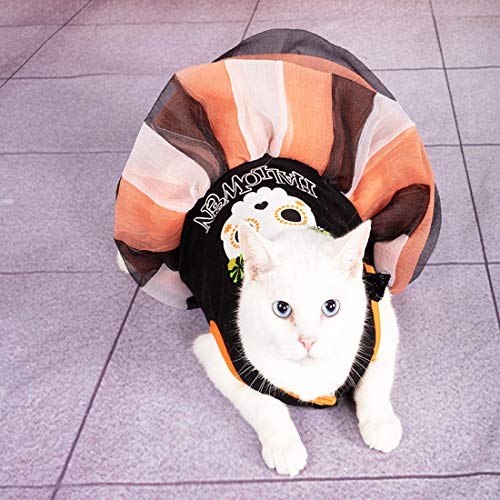 Kyeese Dog Dress For Halloween Tutu Dress With Skull Printing For Small Dogs With Bowtie Puppy Dress #TOP5