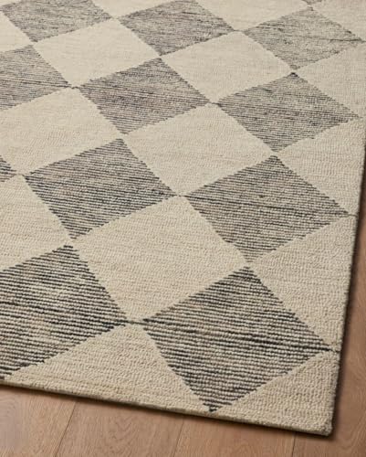 Image of Spectrum Pattern Wool Carpet with Loop Texture Yarn Anti Shedding Carpet Size 6x9 Feet A0 Beige & Brown Color