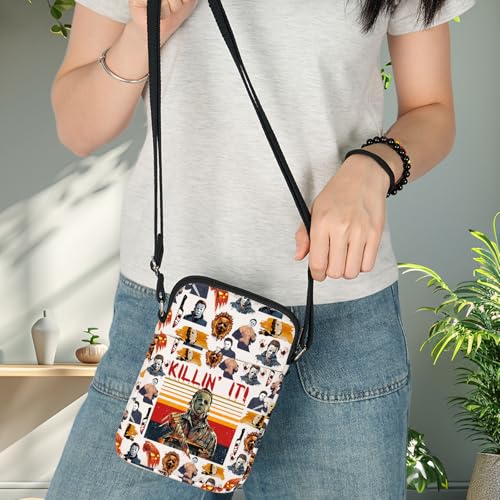 BWWKTOP Michael Myers Crossbody Bag Michael Serial Killer Gift Michael Myers Crossbody Purse Michael Merchandise4