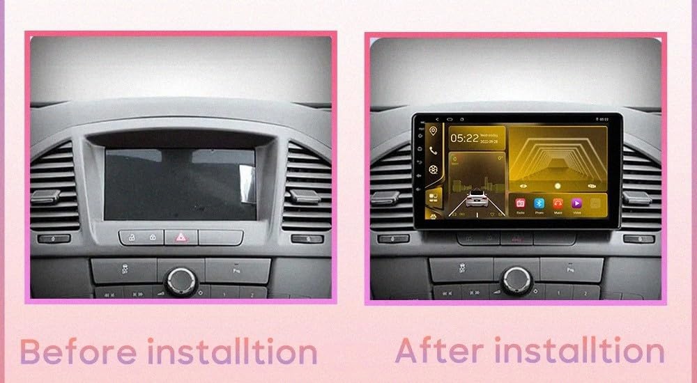 Touchscreen Auto Radio per Opel Insignia 1 2009-2013 Wireless Carplay Android Auto Stereo Bluetooth Ips con Pantalla Táctil con Gps Navigatore/Swc/Mirror, 8 Nucleo 6G+128G