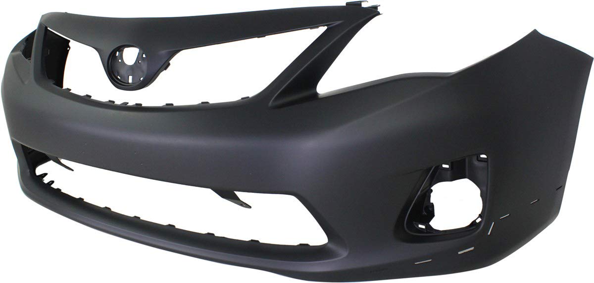 Evan Fischer Front Bumper Cover Compatible With 2011-2013 Toyota Corolla Primed Direct Fit