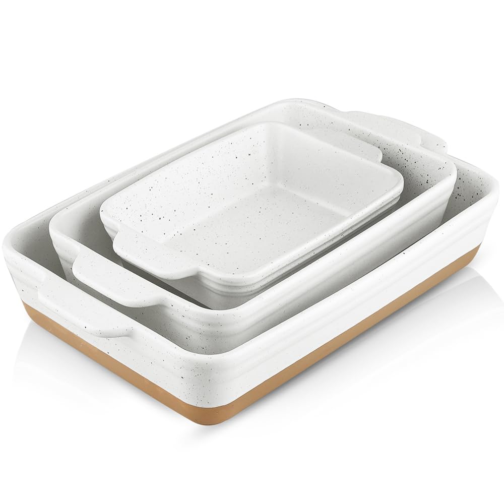 Amazon.com: HVH Baking Dish Set, 9x13 Baking Dish, Large Casserole
