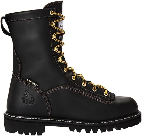 Miniatura 3 de Georgia Botas de trabajo con aislamiento impermeable Gore-Tex de encaje a dedo del pie, Negro, 7,16