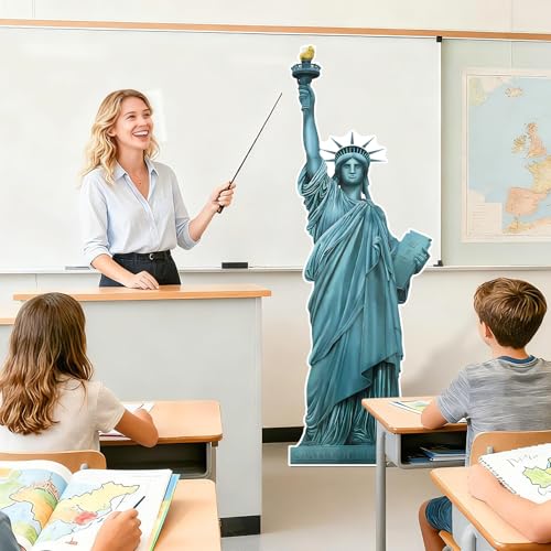 image for ARQRHTLY 6 Ft Statue of Liberty Cardboard Cutout 250th Anniversary Dec