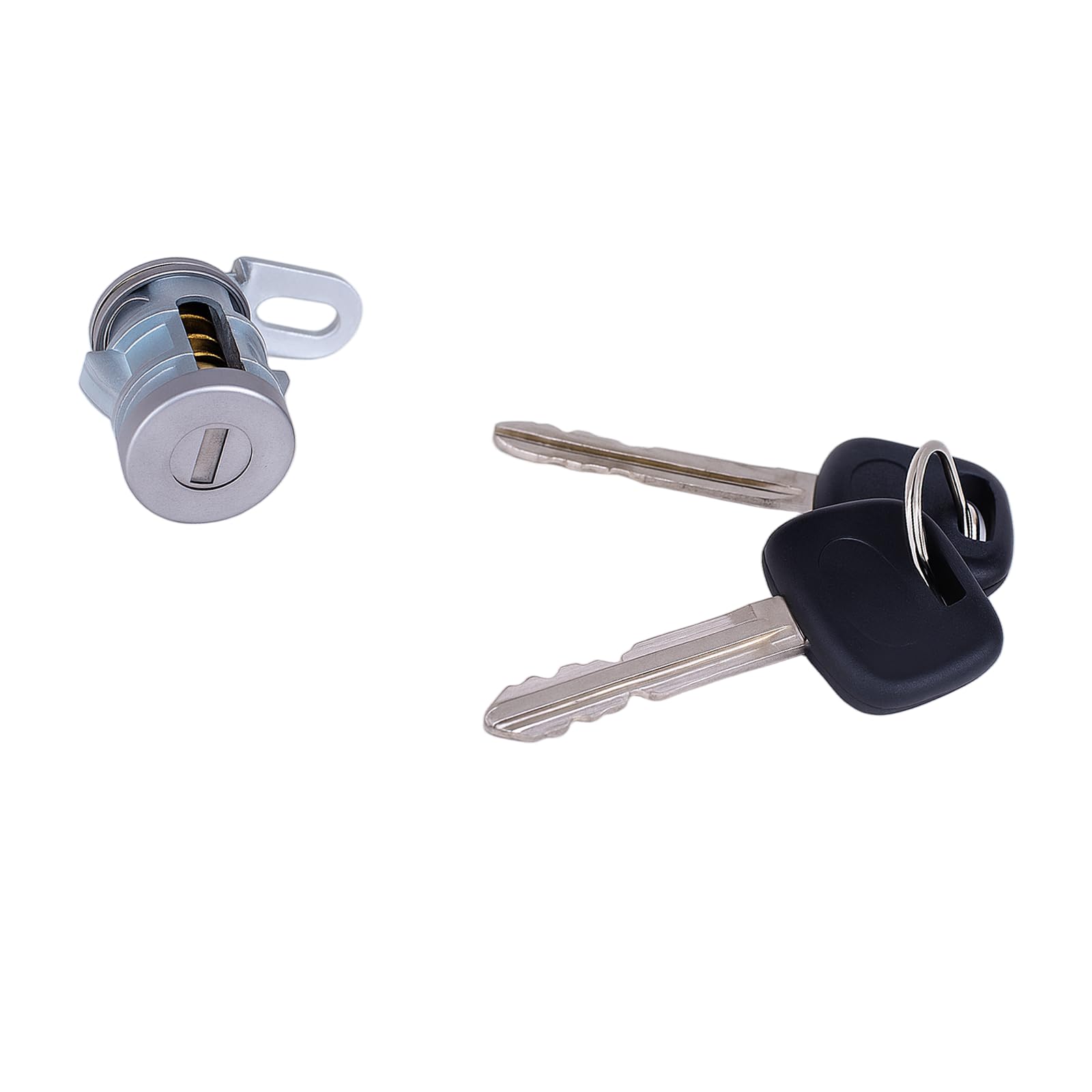 Rear Tailgate Lock Cylinder With Keys - Compatible With 2000-2021 Toyota Tundra & 2016-2022 Tacoma