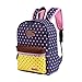 Produktbild Lukis Bärchen Punkt Kinder Mädchen Schulrucksack Canvas 34*26*11cm (Dunkelblau)