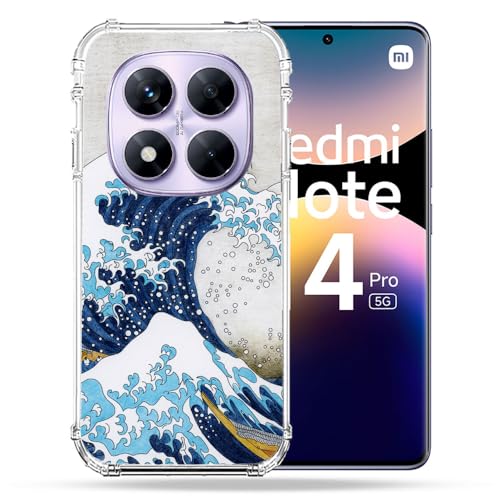 Coque Xiaomi Redmi Note 14 Pro 5G antichoc Cokitec protection motif vague