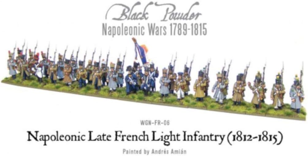 Warloard Games Black Poudor: Late French Light Infantry