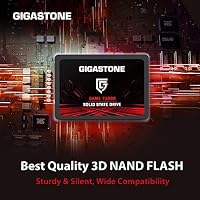 Gigastone SATA SSD 128GB (2er Pack) 2,5 Zoll 3D NAND Bis zu 520MB/s interne SSD SATA III SSD Festplatte Kompatibel mit Laptop und PC Desktop Festkörper-Laufwerk 2,5" SLC Cache Performance – Ansicht 4