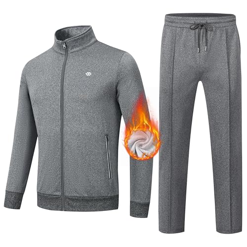 Survêtement de jogging homme veste zippée évite transpiration pantalon athlétique