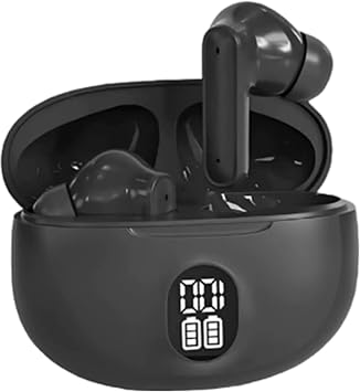 Generic Wireless Earbuds - Led Display | Noise Cancelling Workout Headphones | Waterproof Stereo Sound Cordless Earphones | Earbuds for Driving and Cycling