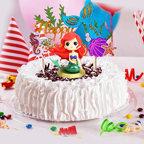 Happy Birthday taarttopper, glitter verjaardagstaart-topper, Happy Birthday taartstekker, glitter cupcake-topper voor… - Image 6