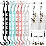 Magic Space Saving Hangers,Space Saving Plastic Clothes Hanger Organizer for Closet Wardrobe (8 Pack-Multicolor)
