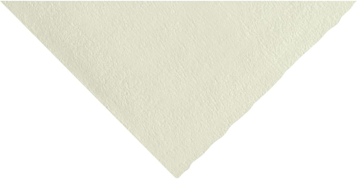 Stonehenge 100% Cotton Medium Weight Roll, Warm White, 50" x 10 yards, 250gsm for Dry Media
