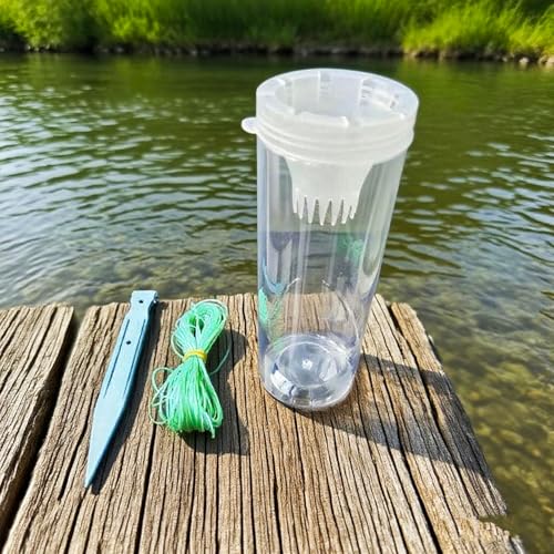 Outdoor and Aquarium Minnow Trap – Clear Plastic Small Fish