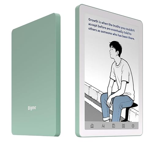 Bigme B6 Lecteur ePaper Couleur 6 pouces avec Android 14OS, 4+64GB (Vert)