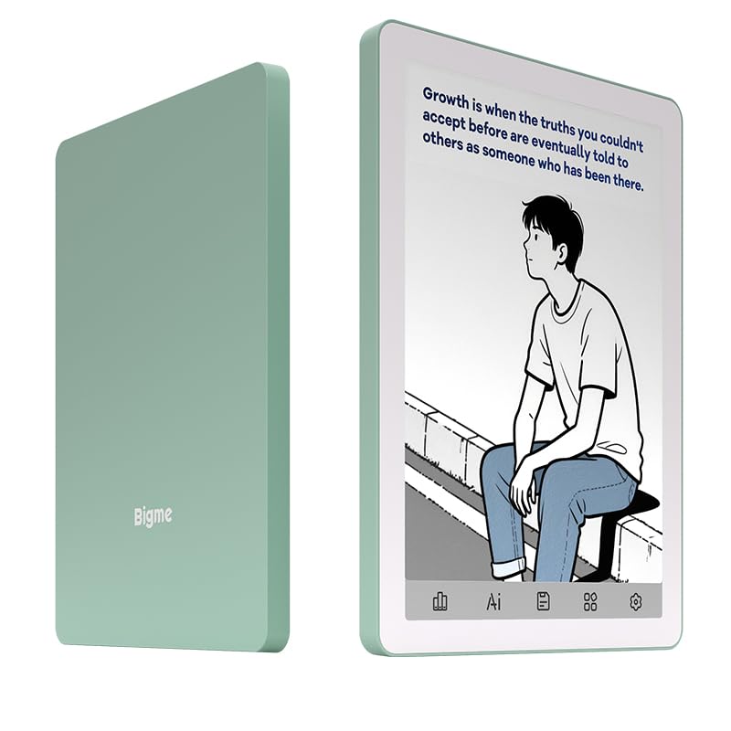 Bigme B6 6-inch Colour ePaper Reader with Android 14OS, 4 + 64 GB (Green)