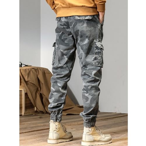 Pantalones deportivos cargo elásticos para hombre miniatura 3