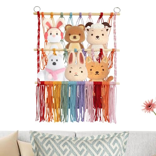 Red de almacenamiento para juguetes de peluche solución para el orden 8