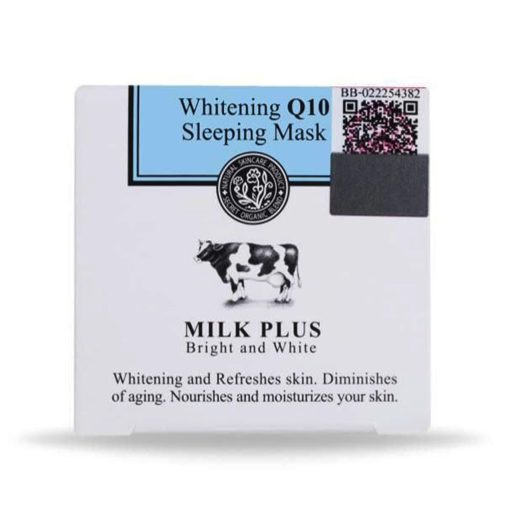 SCENTIO MILK PLUS Q10 SLEEPING MASK (45G)