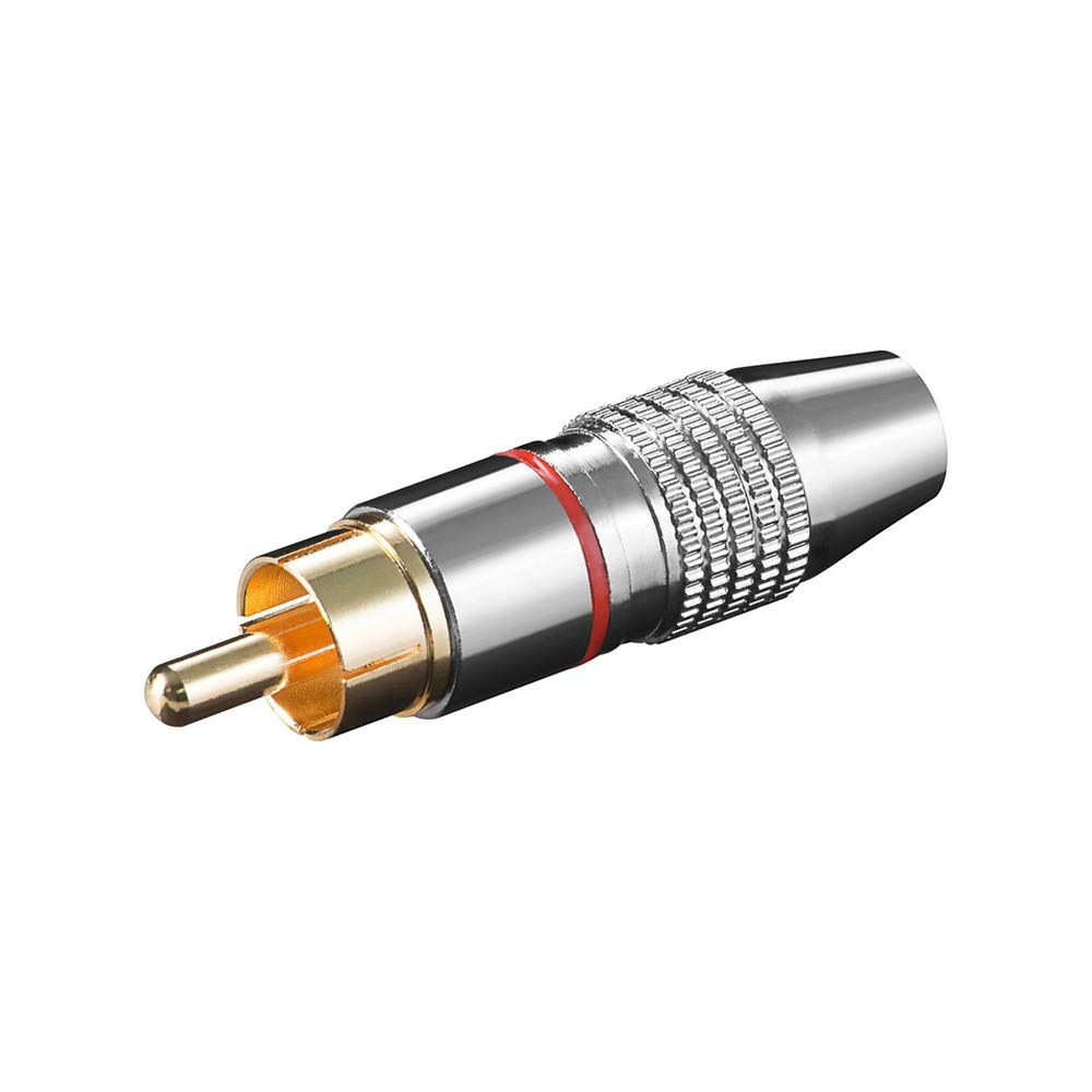 Conector RCA Wentronic CSG 6.5 HQ macho de acero inoxidable para audio 3