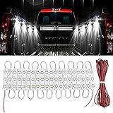 EINFACHE INSTALLATION: Relais, Sicherung oder Transformatoren sind nicht erforderlich, Plug and Play. Ausgestattet mit 3M doppelseitigem Klebeband auf der Rückseite der Modullampe. Wo und wann immer Sie eine Leuchte installieren möchten, ist sie Ihre erste Wahl.