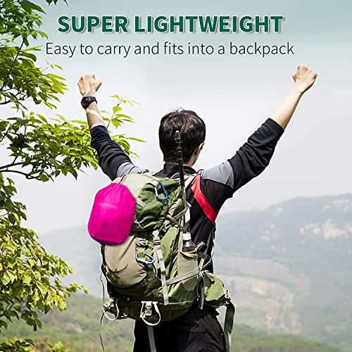 Szhlux Camping Hammock Double & Single Portable Hammocks With 2 Tree Straps, Great For Hiking,Backpacking,Hunting,Outdoor,Beach,Camping #TOP6