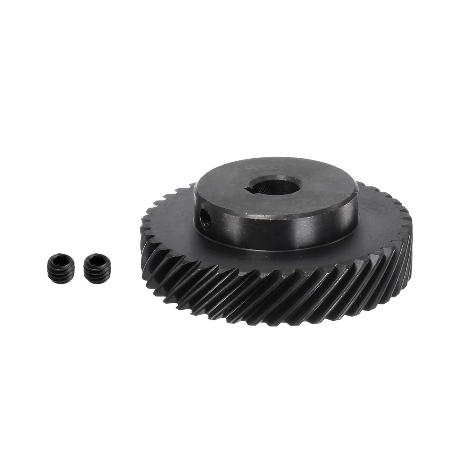 HARFINGTON Helical Bevel Gear with Keyway 10mm Aperture 40T 1 Mod