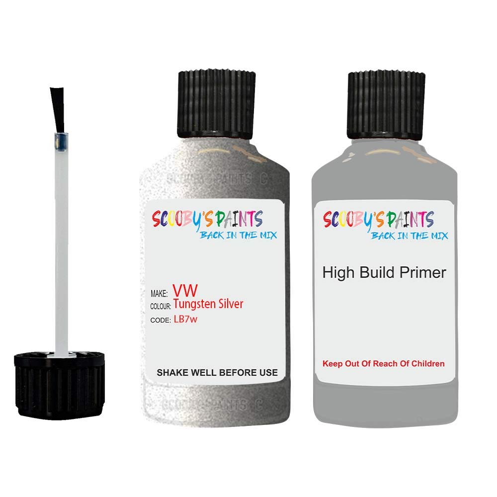 Scoobys Paints Back In The Mix Compatible With Vw Tungsten Silver Lb7w