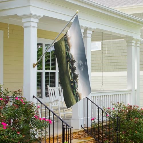 Bandera de tractor personalizada para decorar jardines y eventos al aire libre 7
