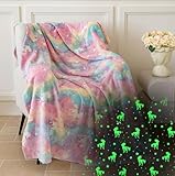 MAGICAL GLOW-IN-THE-DARK UNICORN BLANKET – Spark your child’s imagination and turn bedtime into an enchanting experience! This adorable throw blanket glows softly in the dark, creating a magical space that comforts kids who are afraid of the dark and...