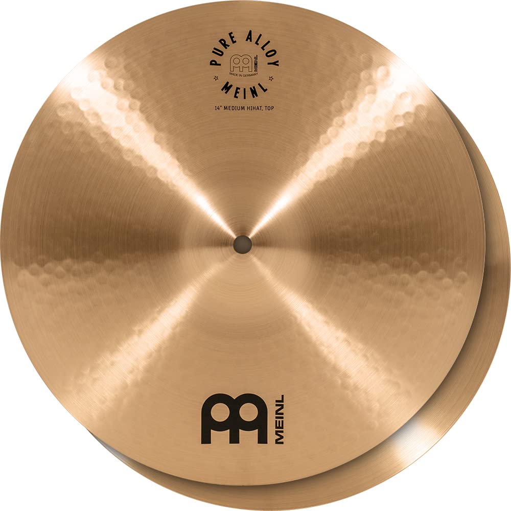 Meinl Cymbals Pure Alloy Cymbal Set 14-20 pouces (35,56-50,80cm) Ensemble de Cymbales – Pure Alloy Bronze, Finition Traditionnelle (PA141620)