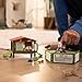 Schleich Farm World - 9PC Rabbit Hutch Playset with Cute Bunny Figurines and Accessories - Realistic Farm Animal Play Set Figures for Imaginative Play - Educational Toys for Children, Toddlers Ages 3+