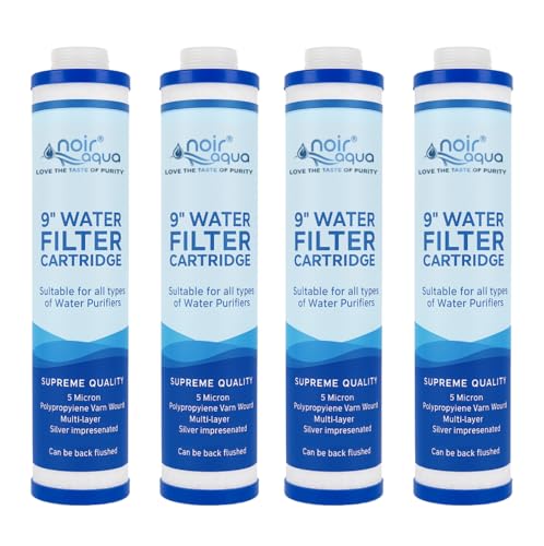 Image of Noir Aqua MLT 9 inch Threaded Pre Filter Cartridge | PP Yarn Wound | Suitable for 10 Inch Pre-Filter Housing for All Types RO Water purifiers Replacement Water Filter Candle (4)