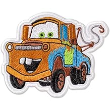 Cars Mater Cartoon Film Embroidered Patch Iron On 3.7" x 3"