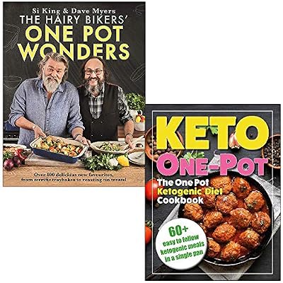 The Hairy Bikers' One Pot Wonders By Hairy Bikers & The One Pot Ketogenic Diet Cookbook By Iota 2 Books Collection Set