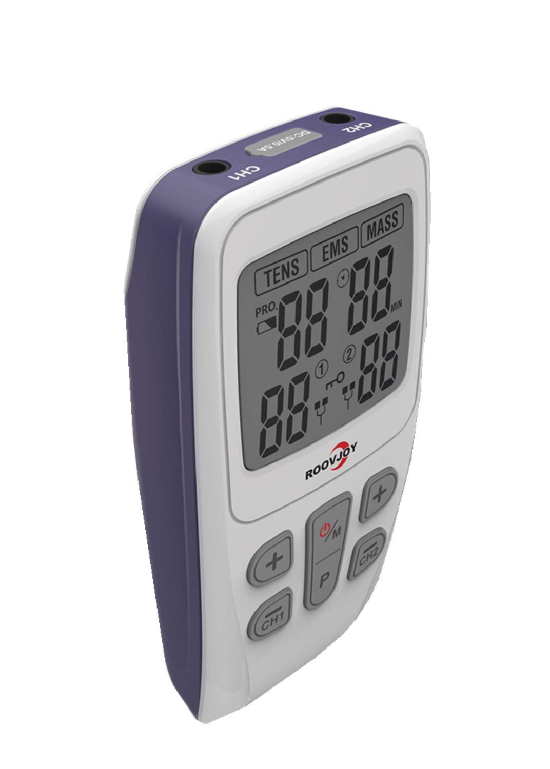 TENS-EMS-Massage Plus Elektrostimulationsgerät R-C4D / digital mit 22 Programme