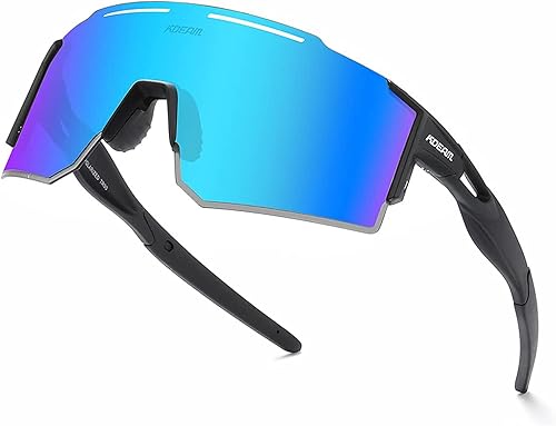 Miniatura 60 de Gafas de sol polarizadas deportivas para mujeres y hombres, UV400, gafas de ciclismo, béisbol, correr, pesca, al aire libre, resistentes al viento