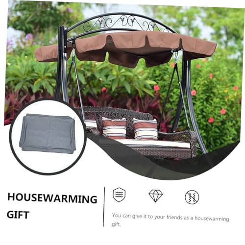 Toldo de columpio impermeable con capa de plata anti UV 8